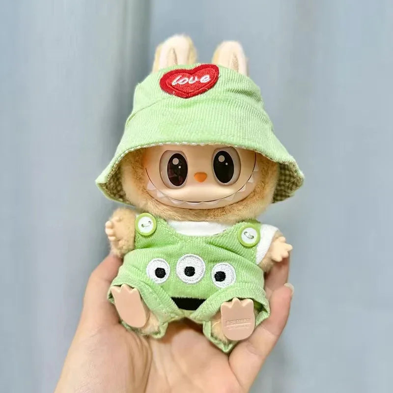 POP MART labubu clothes chanel Set. Labubu Outfit(No Dolls)