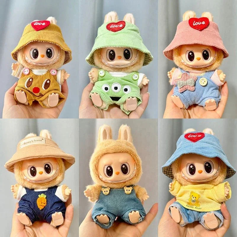 POP MART labubu clothes chanel Set. Labubu Outfit(No Dolls)