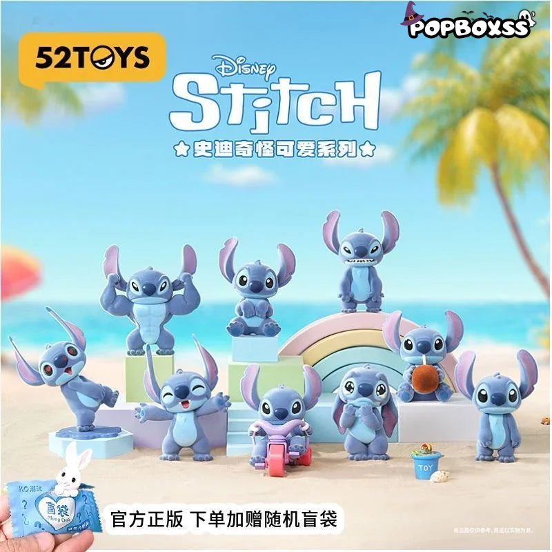 52TOYS Stitch Weird and Cute Series Fuzzy Figures. Blind Box - POP BOX