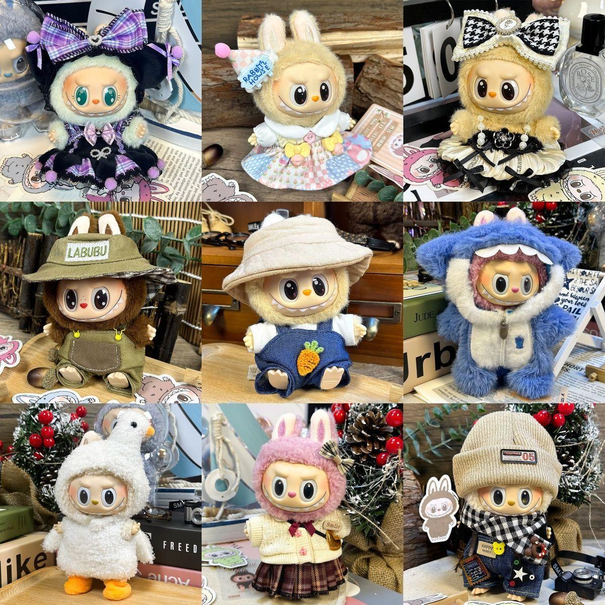 POP MART Labubu Doll Clothes Set. Labubu Outfit(No Dolls)