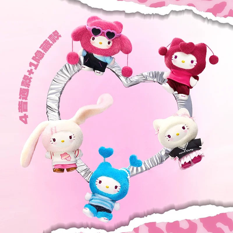 HELL0 KITTY Pop Star Series Plush Pendant, Blind Box