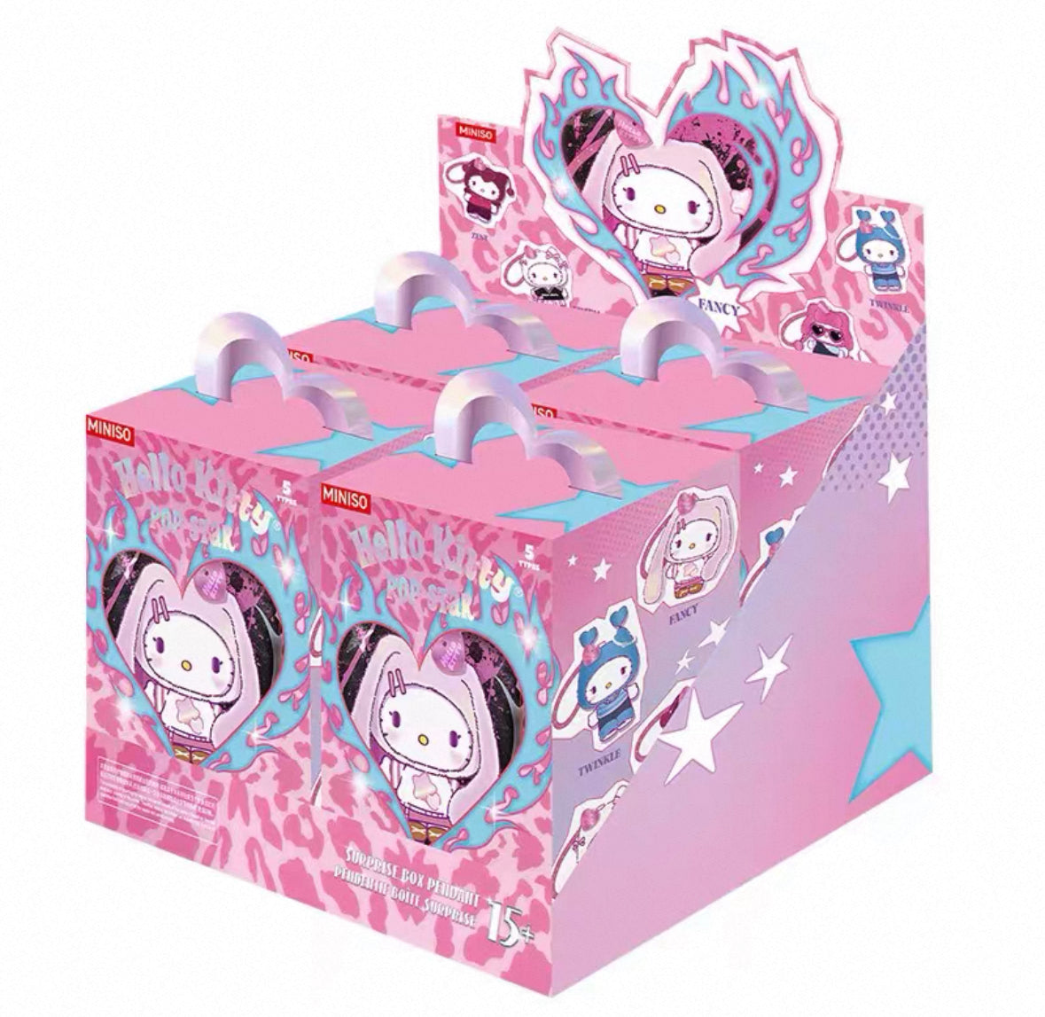 HELL0 KITTY Pop Star Series Plush Pendant, Blind Box
