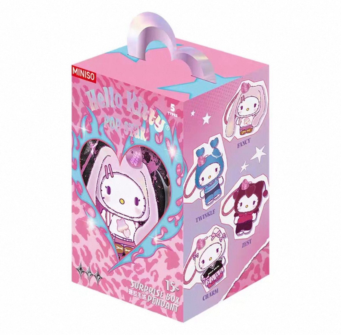 HELL0 KITTY Pop Star Series Plush Pendant, Blind Box