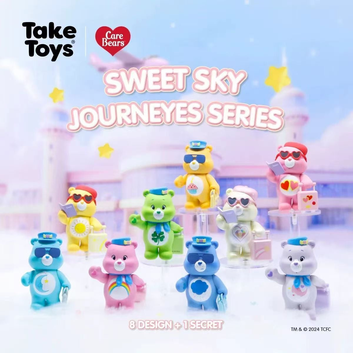 Care Bears Sweet Sky Journey Series Figures, Blind Box