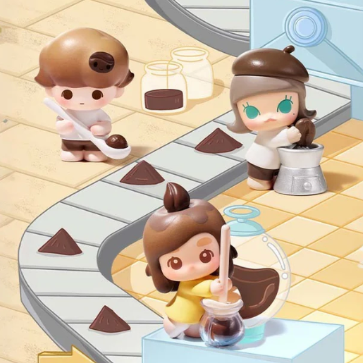 POP BEAN Coffee Factory Series Figures, Blind Bag