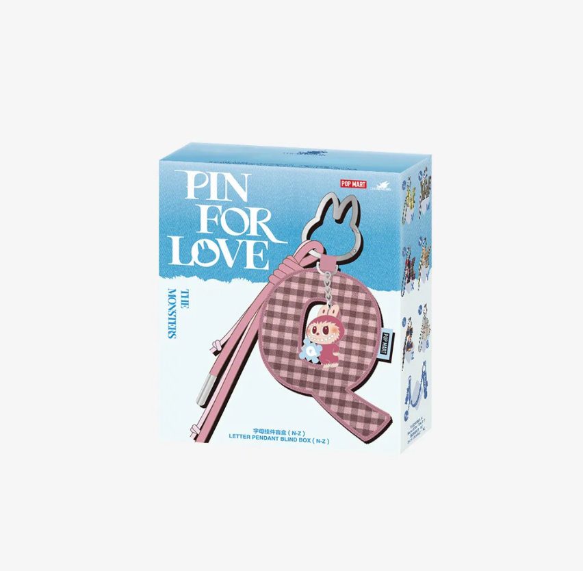 THE MONSTERS Pin for Love Series- Letter Pendant Blind Box  (PRE-ORDER)