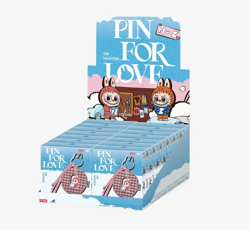 THE MONSTERS Pin for Love Series- Letter Pendant Blind Box  (PRE-ORDER)