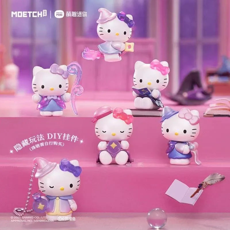 Hello-Kitty Astrology Study Series Mini Beans Figures. Blind Bag