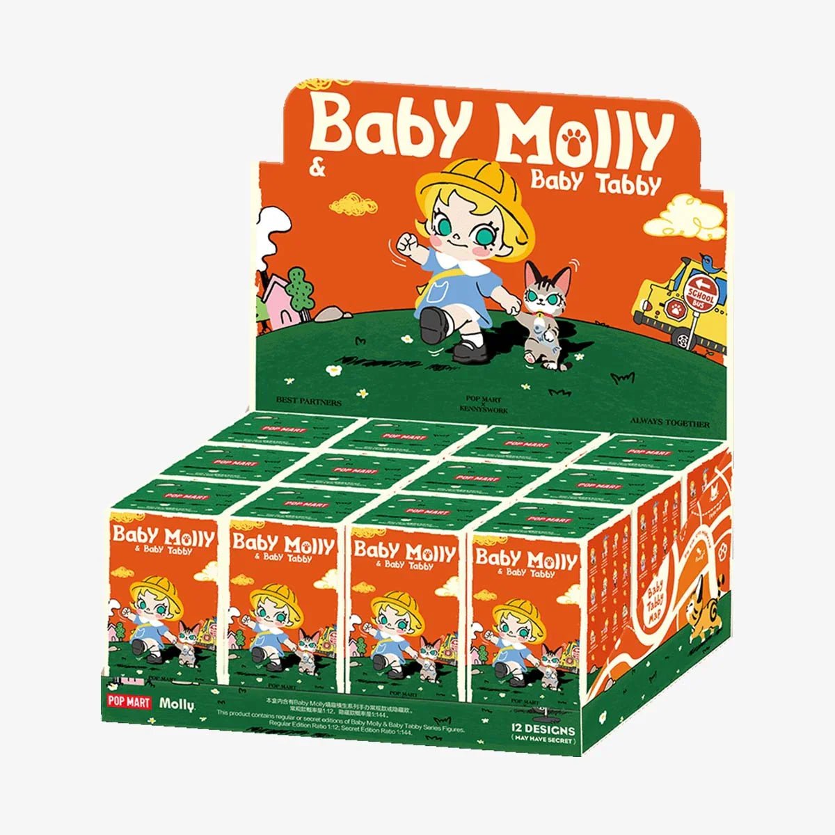 Baby Molly & Baby Tabby Series Figures bilind box - POP BOX