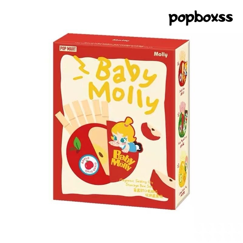 Baby Molly Fruity Aroma Series - Magnetic Sealing Clip Storage Box Set - POP BOX