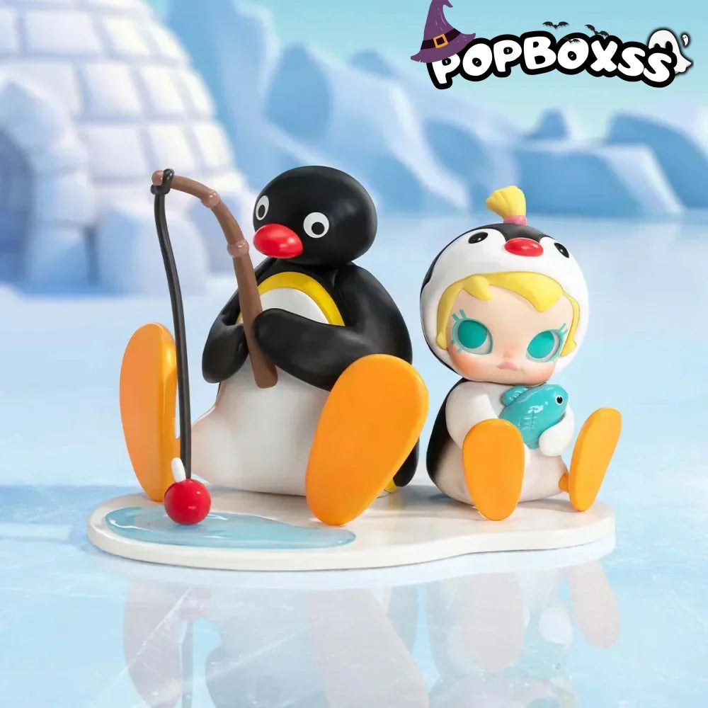 Baby Molly 脳 PINGU Fishing Time Figure - POP BOX