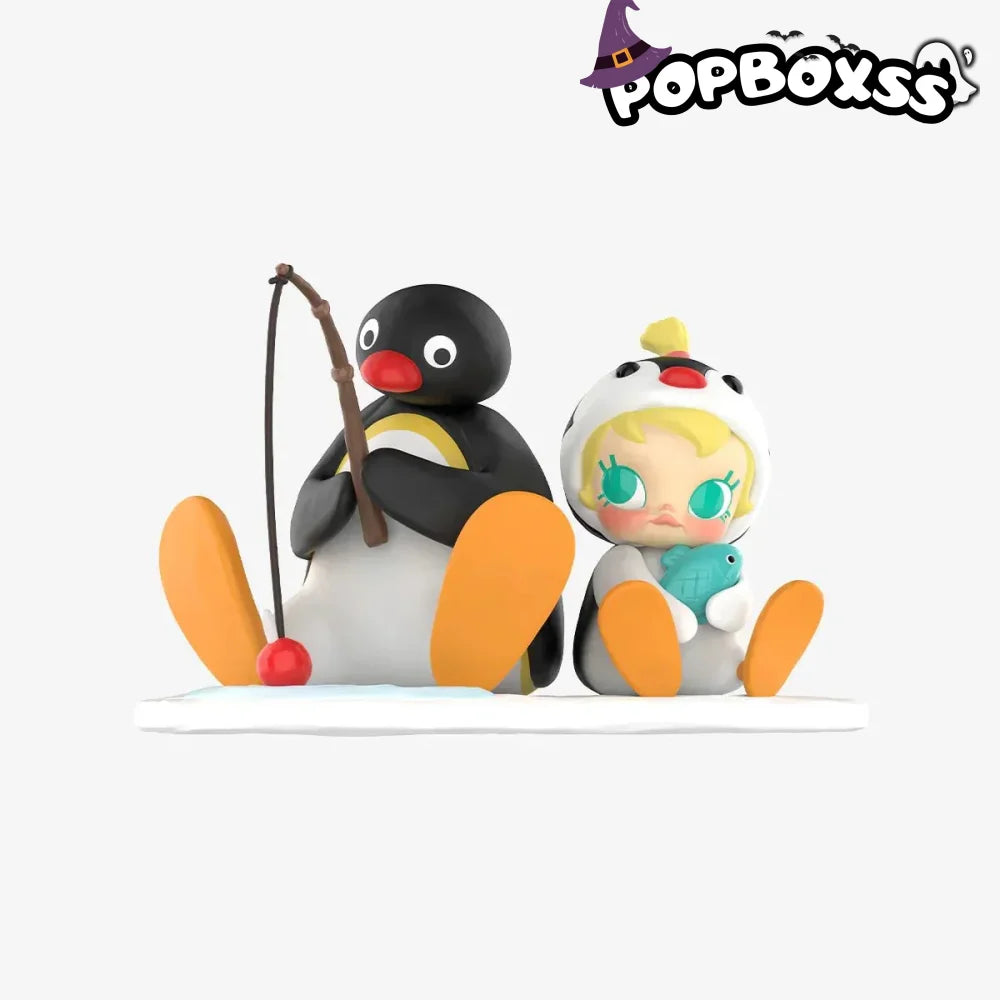 Baby Molly 脳 PINGU Fishing Time Figure - POP BOX