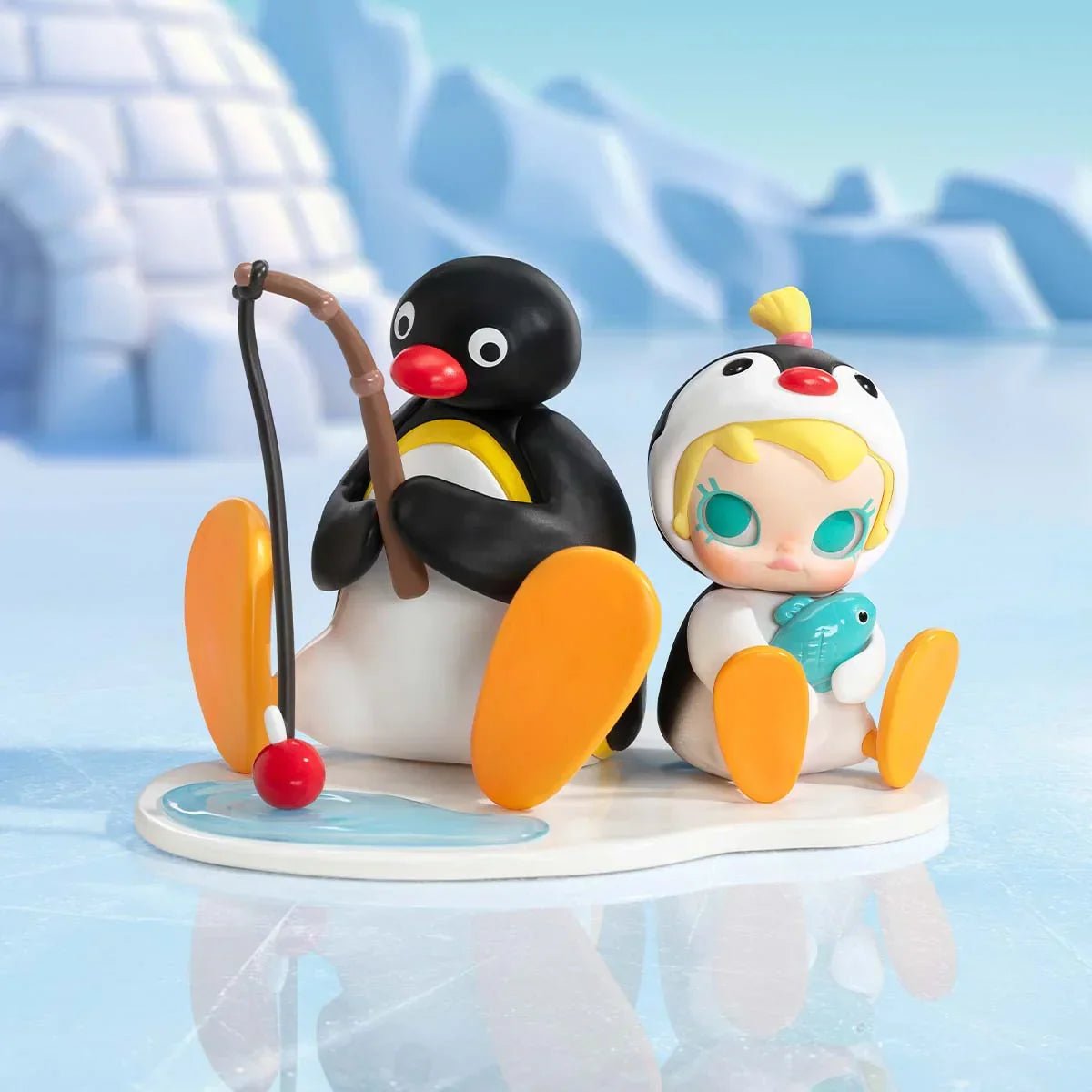 Baby Molly × PINGU Fishing Time Figure - POP BOX