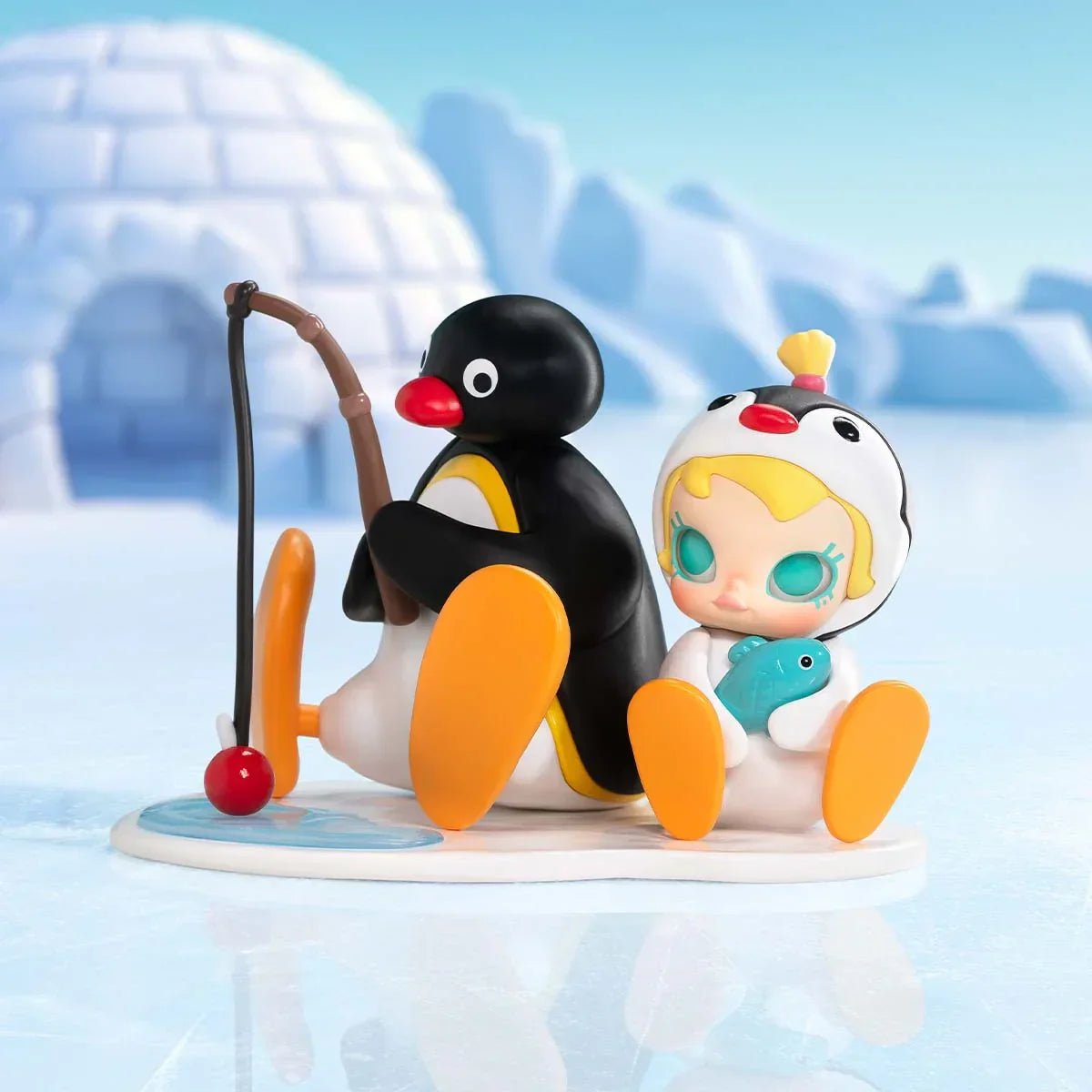 Baby Molly 脳 PINGU Fishing Time Figure - POP BOX