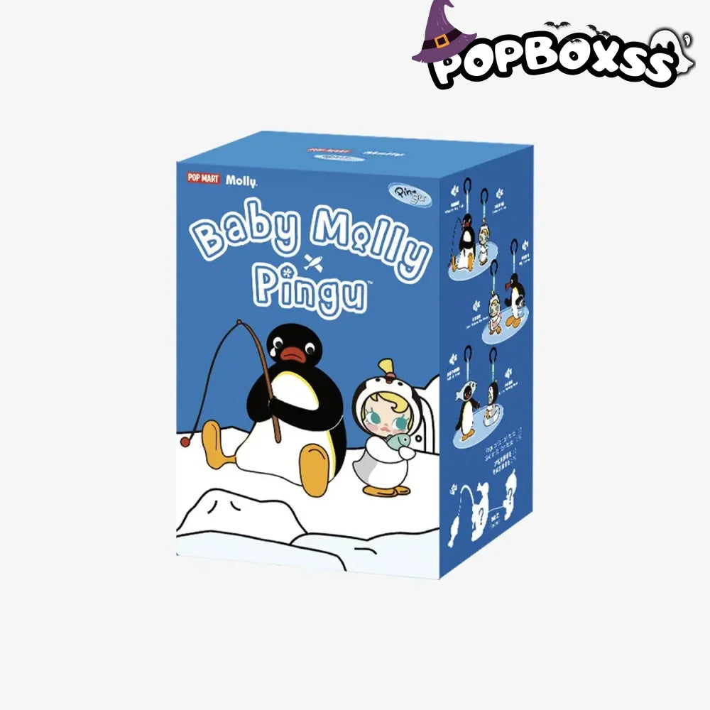 Baby Molly × Pingu Happy Fishing Series - Vinyl Plush Pendant Blind Box - POP BOX