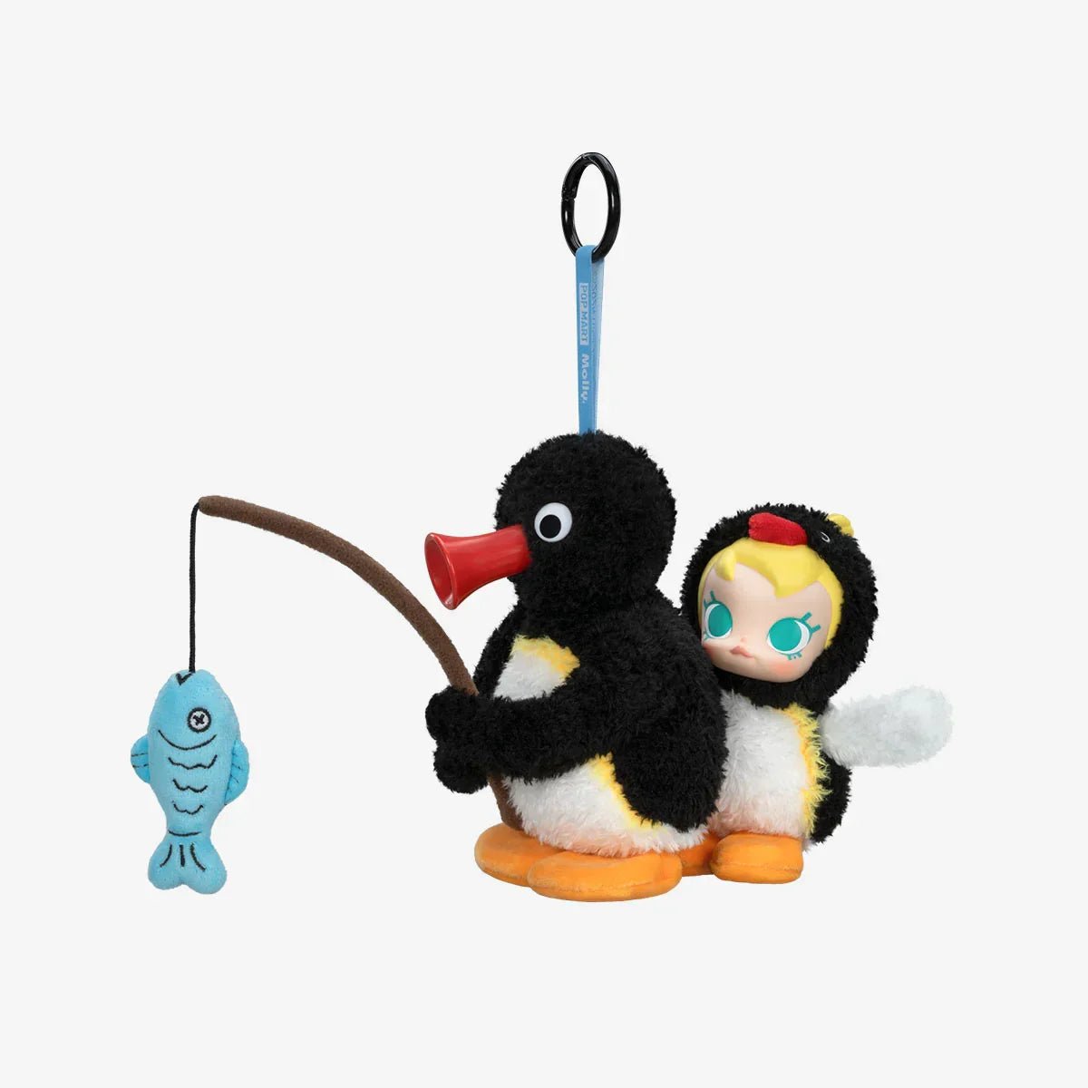 Baby Molly × Pingu Happy Fishing Series - Vinyl Plush Pendant Blind Box - POP BOX