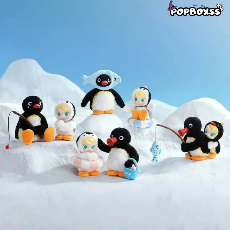 Baby Molly × Pingu Happy Fishing Series - Vinyl Plush Pendant Blind Box - POP BOX