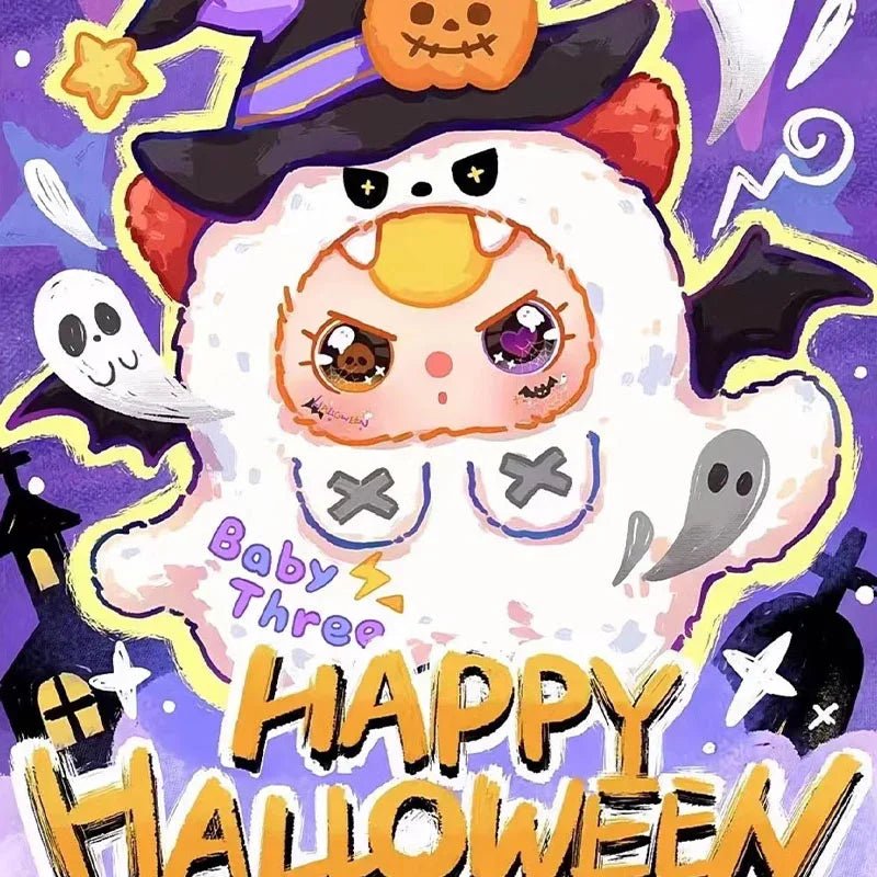 Baby Three 400% Halloween Limited Set Plush Series Blind Box - POP BOX