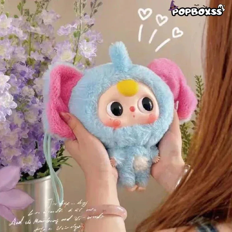 Baby Three - Big Head Baby Zipper Bag Plush Dolls. Blind Box - POP BOX