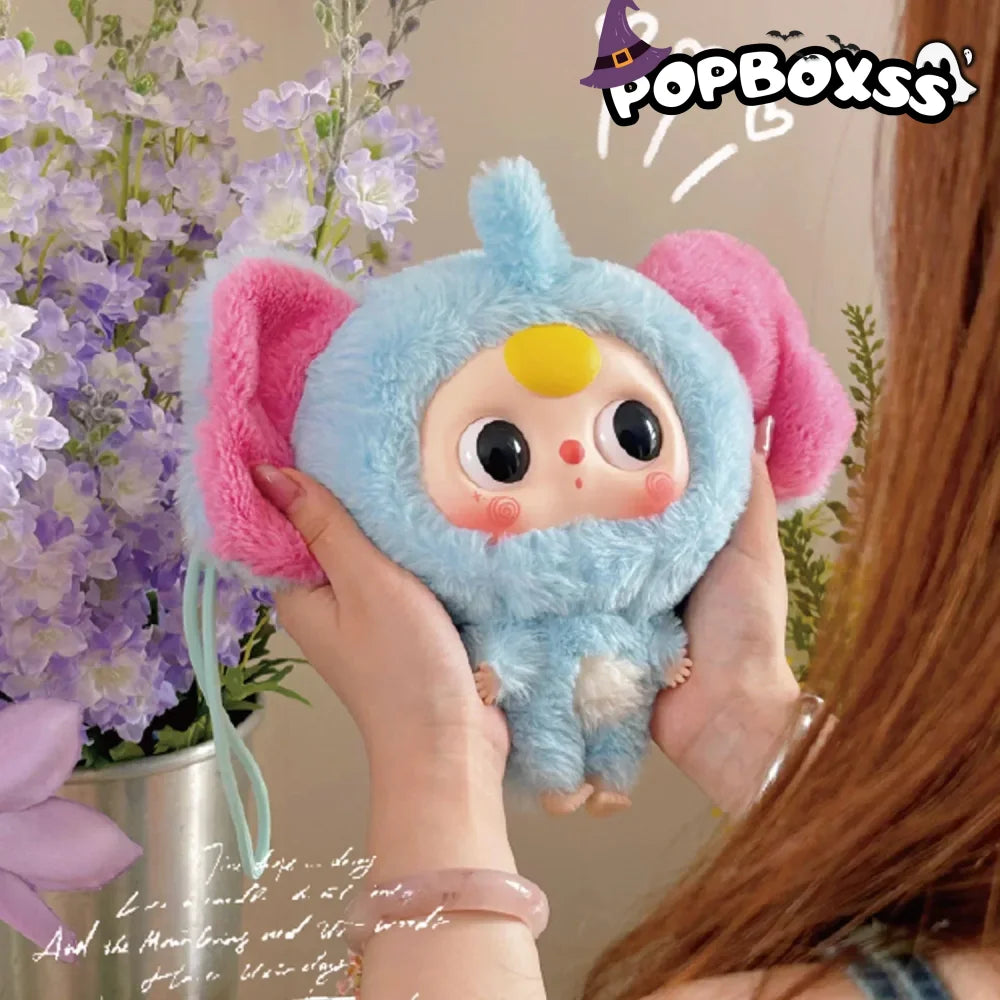 Baby Three Big Head Baby Zipper Bag Plush Series Blind Box - POP BOX