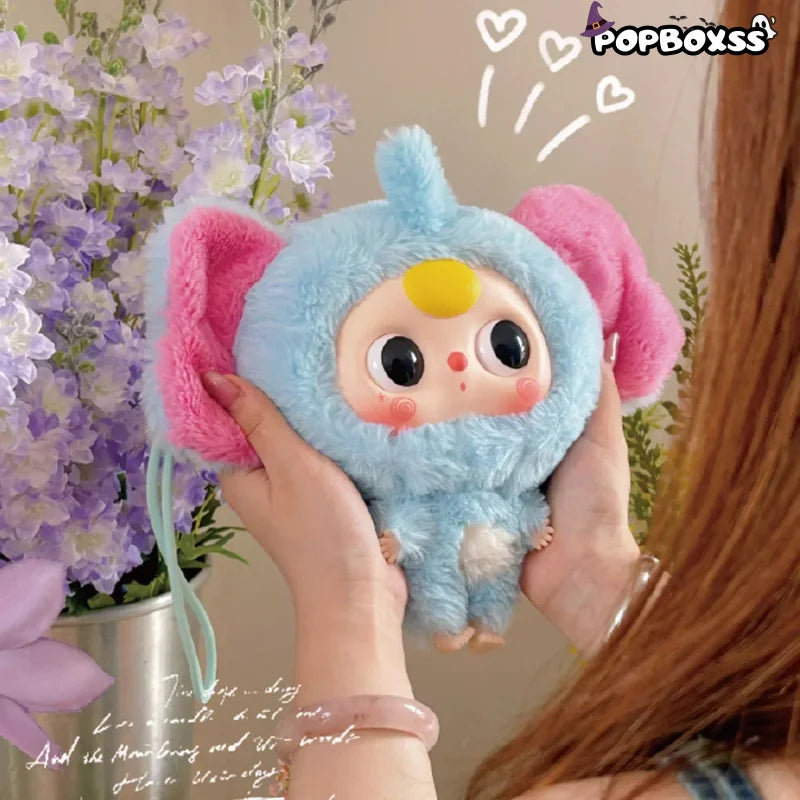 Baby Three Big Head Baby Zipper Bag Plush Series Blind Box - POP BOX
