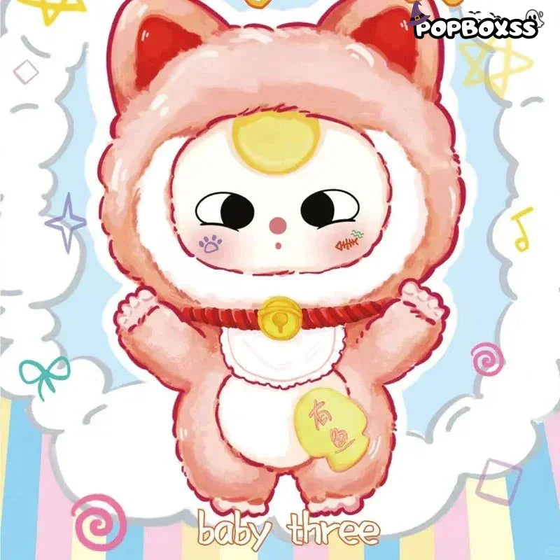 Baby Three Billionaire Cat Plush Series Blind Box - POP BOX