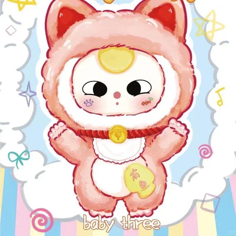 Baby Three Billionaire Cat Plush Series Blind Box - POP BOX