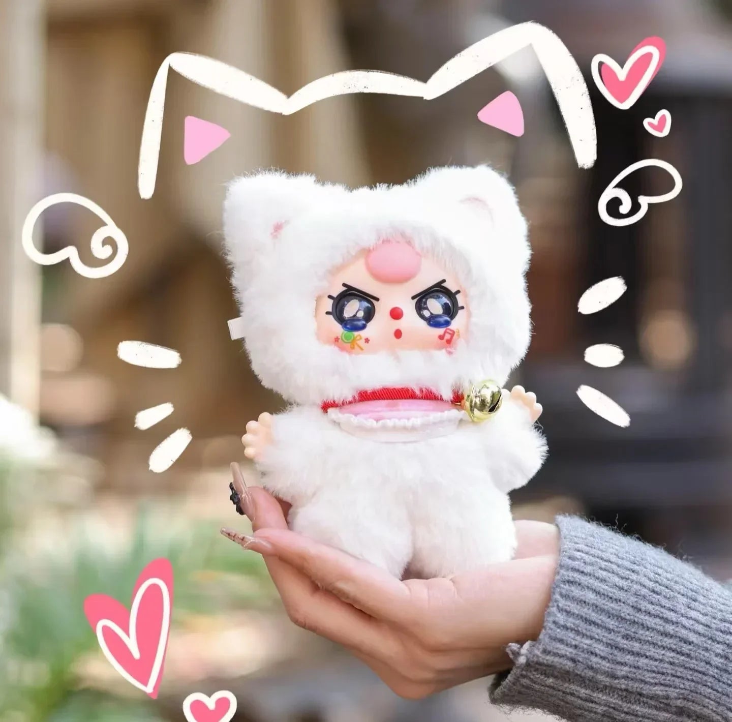 Baby Three Billionaires Cat Series Plush Dolls. Blind Box - POP BOX