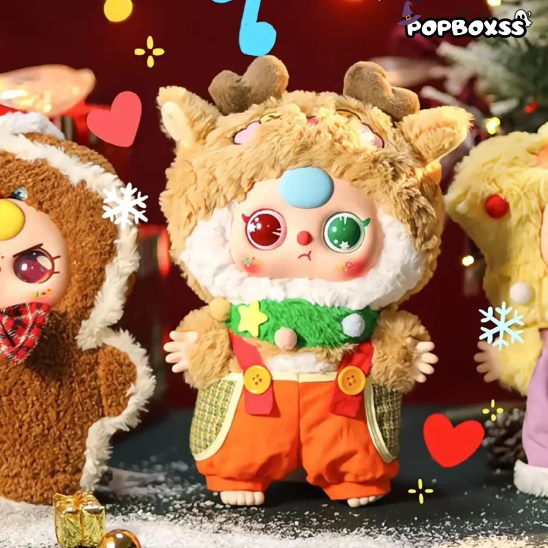 Baby Three Christmas 400% Limited Plush Series Blind Box - POP BOX