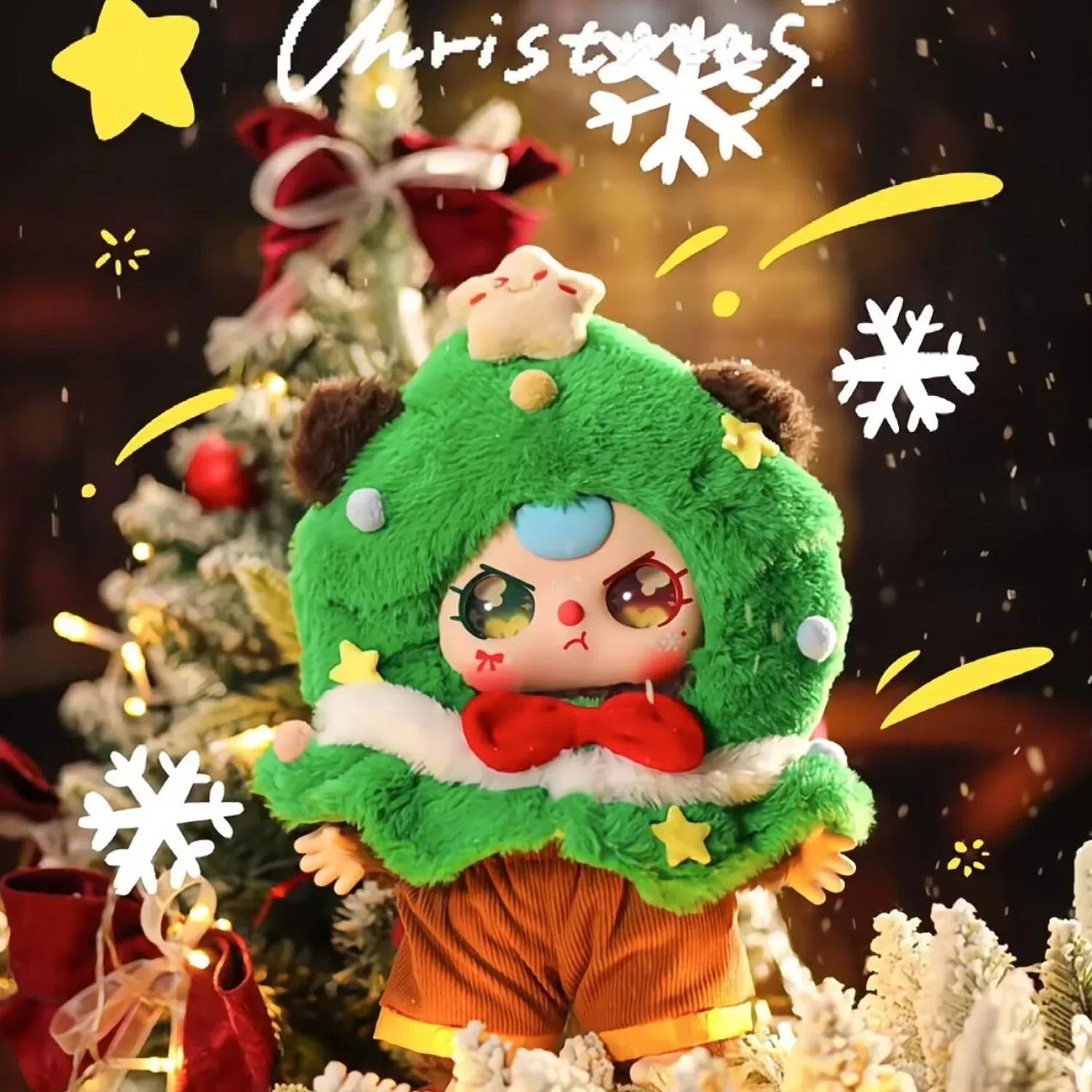 Baby Three Christmas 400% Limited Plush Series Blind Box - POP BOX