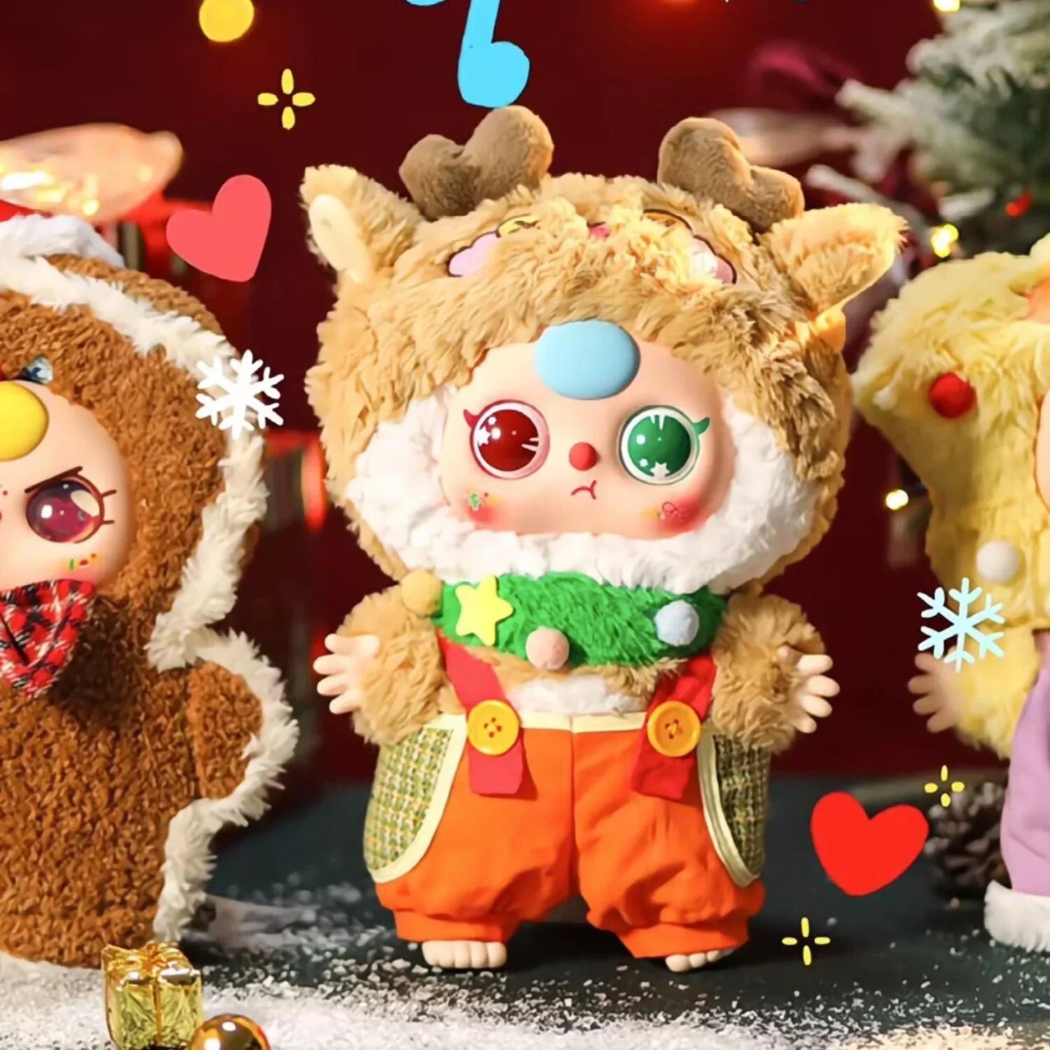 Baby Three Christmas 400% Limited Plush Series Blind Box - POP BOX