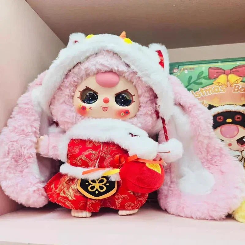 Baby Three CNY Bunny 400% Limited Version Plush Blind Box - POP BOX