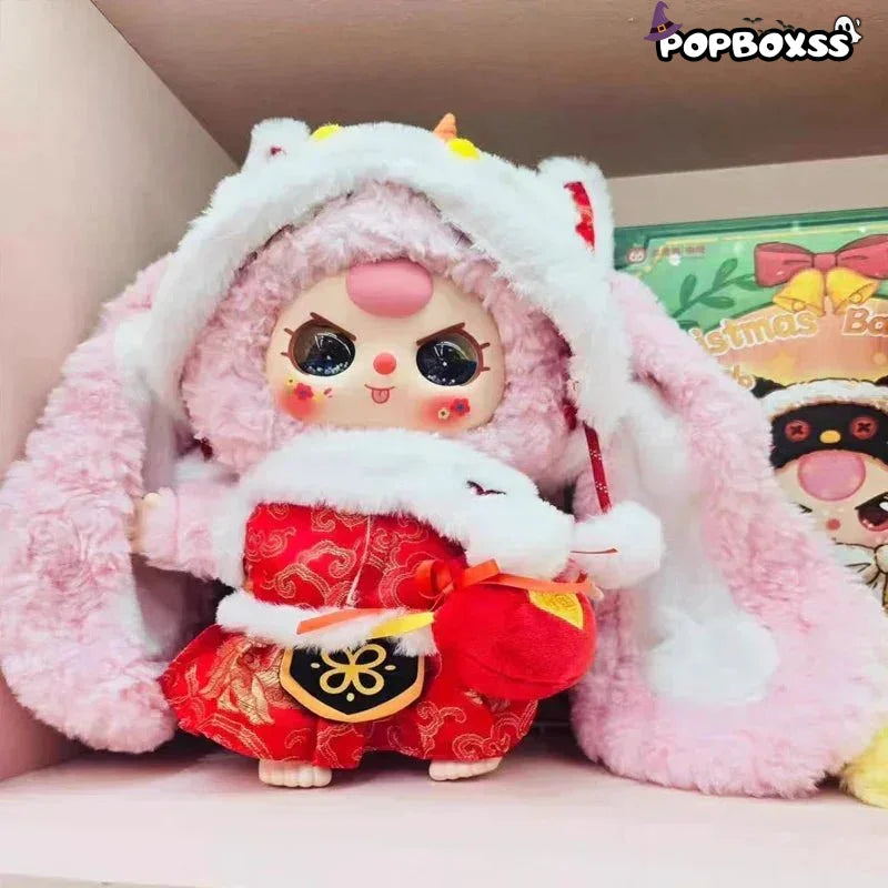 Baby Three CNY Bunny 400% Limited Version Plush Blind Box - POP BOX