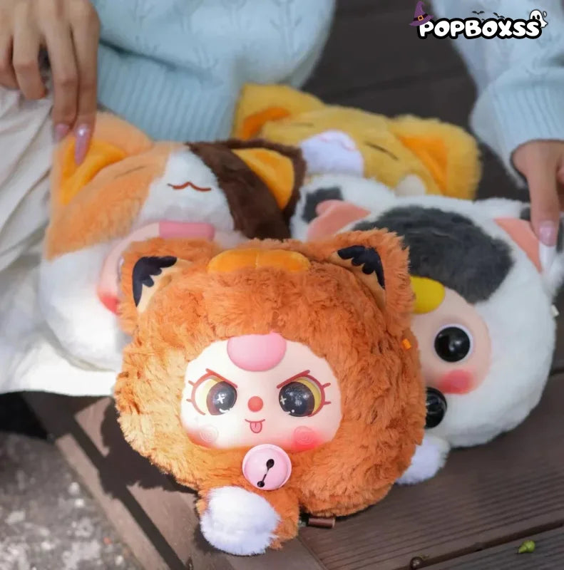 Baby Three - Fortune Cat Zipper Bag Plush Blind Box - POP BOX