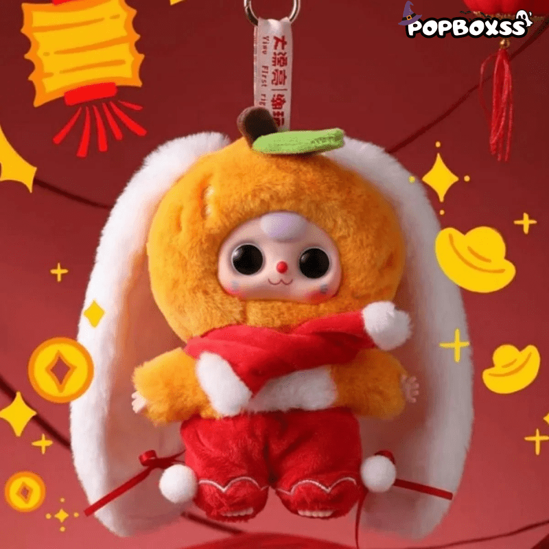 Baby Three Happy New Year Series Plush Toy Pendant Blind Box - POP BOX
