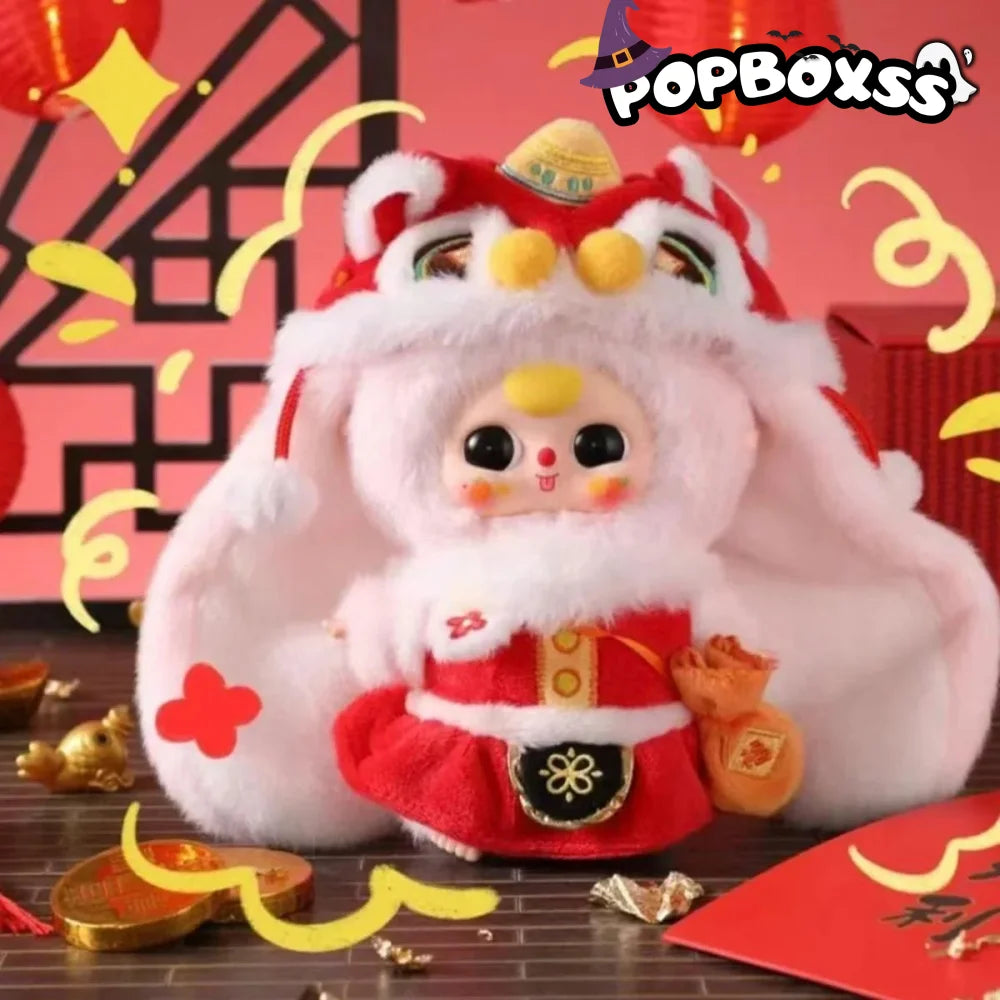 Baby Three Happy New Year Series Plush Toy Pendant Blind Box - POP BOX
