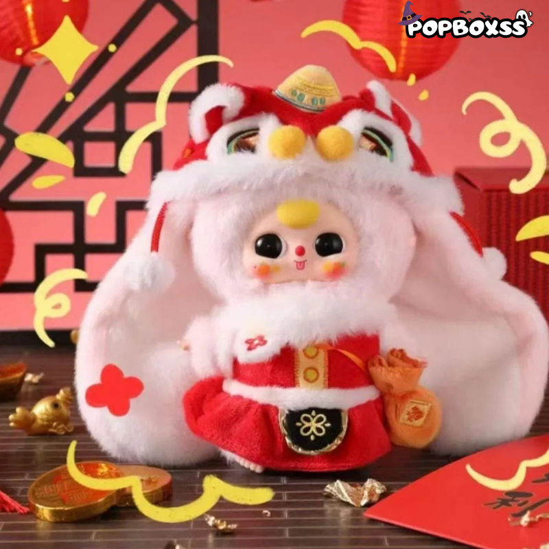 Baby Three Happy New Year Series Plush Toy Pendant Blind Box - POP BOX