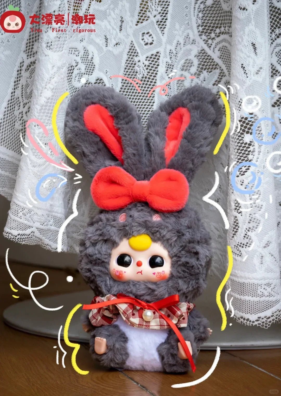 Baby Three Lily Rabbit Town V3 Series Plush Dolls. Blind Box - POP BOX