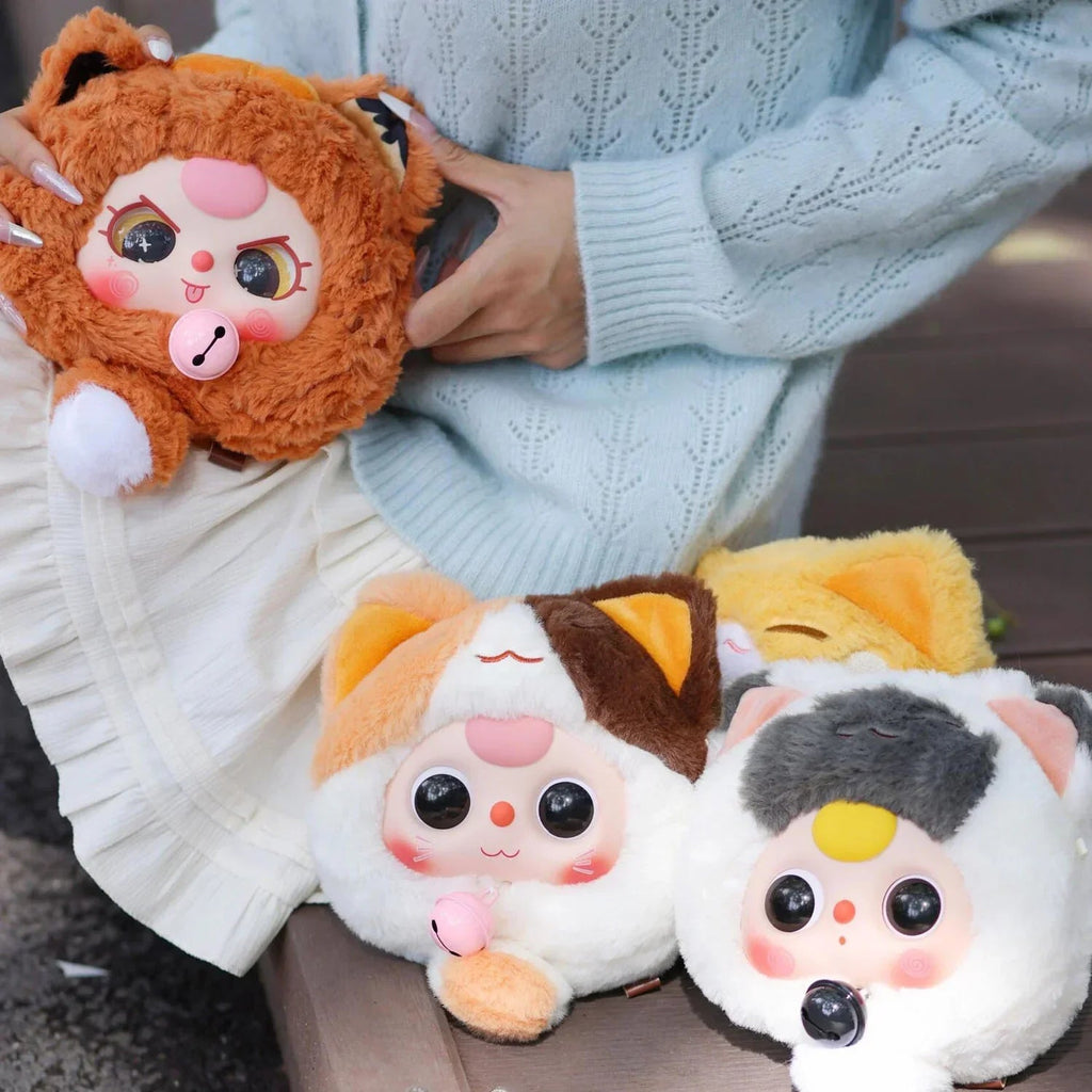 Baby Three Lucky Cat Zipper Bag Plush Series Blind Box - POP BOX