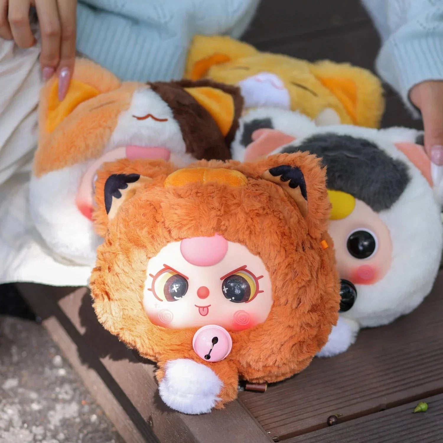 Baby Three Lucky Cat Zipper Bag Plush Series Blind Box - POP BOX