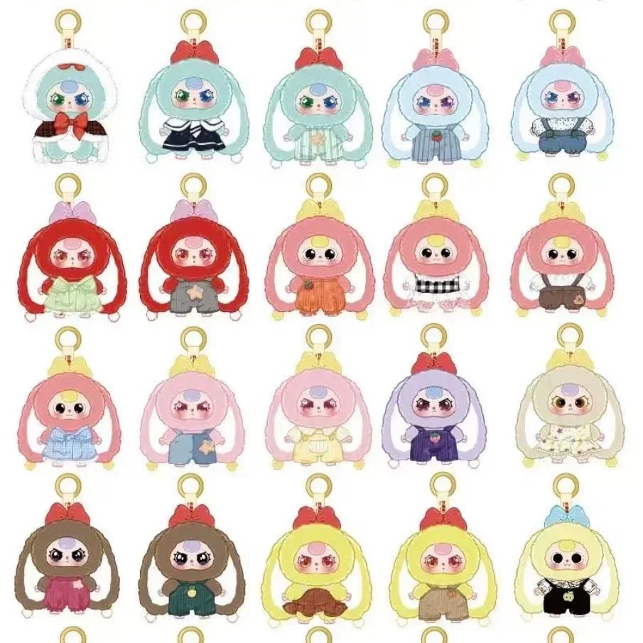 Baby Three Macaron Cute Bunny Series 2 Plush Dolls. Blind Box - POP BOX