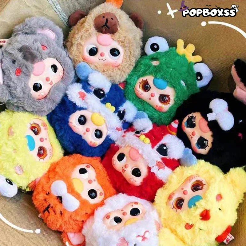 Baby Three V2 Zipper Bag Second Generation Plush Series Blind Box - POP BOX