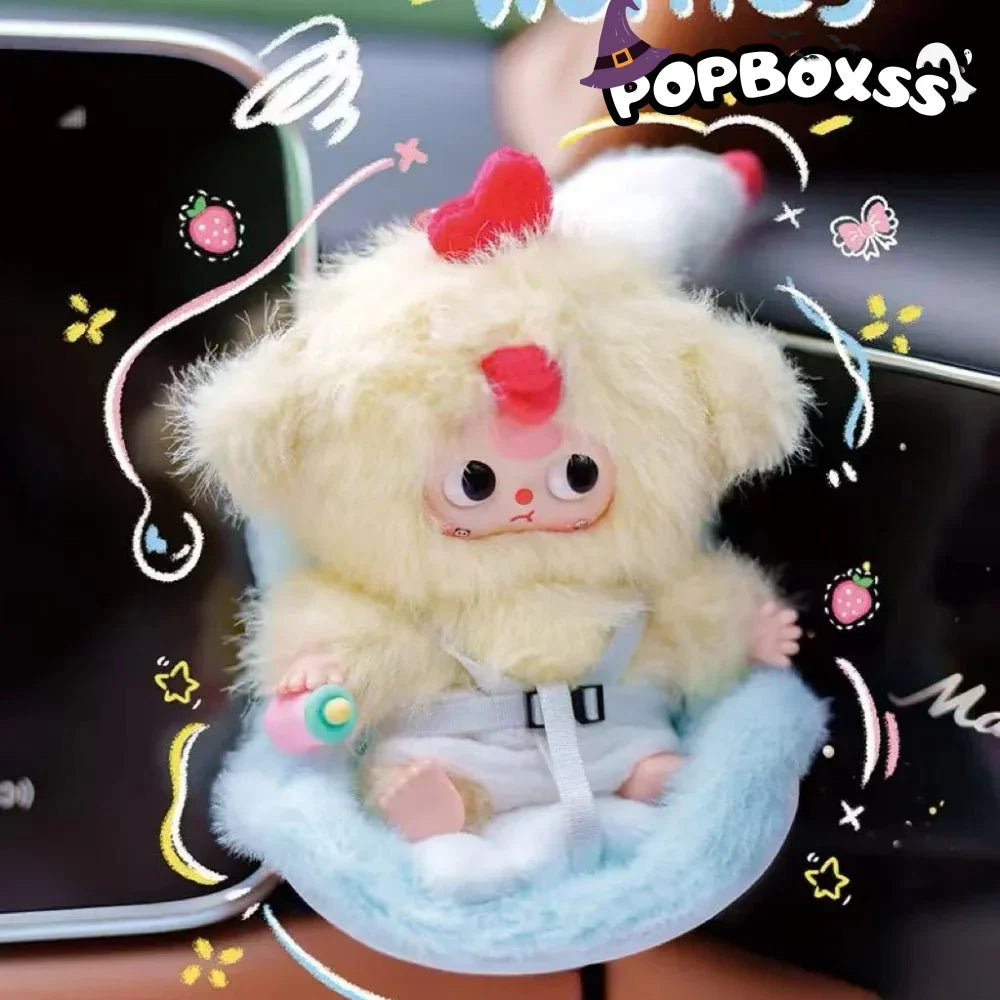 Baby Three Vehicle Mounted Baby Series Plush Dolls, Blind Box - POP BOX