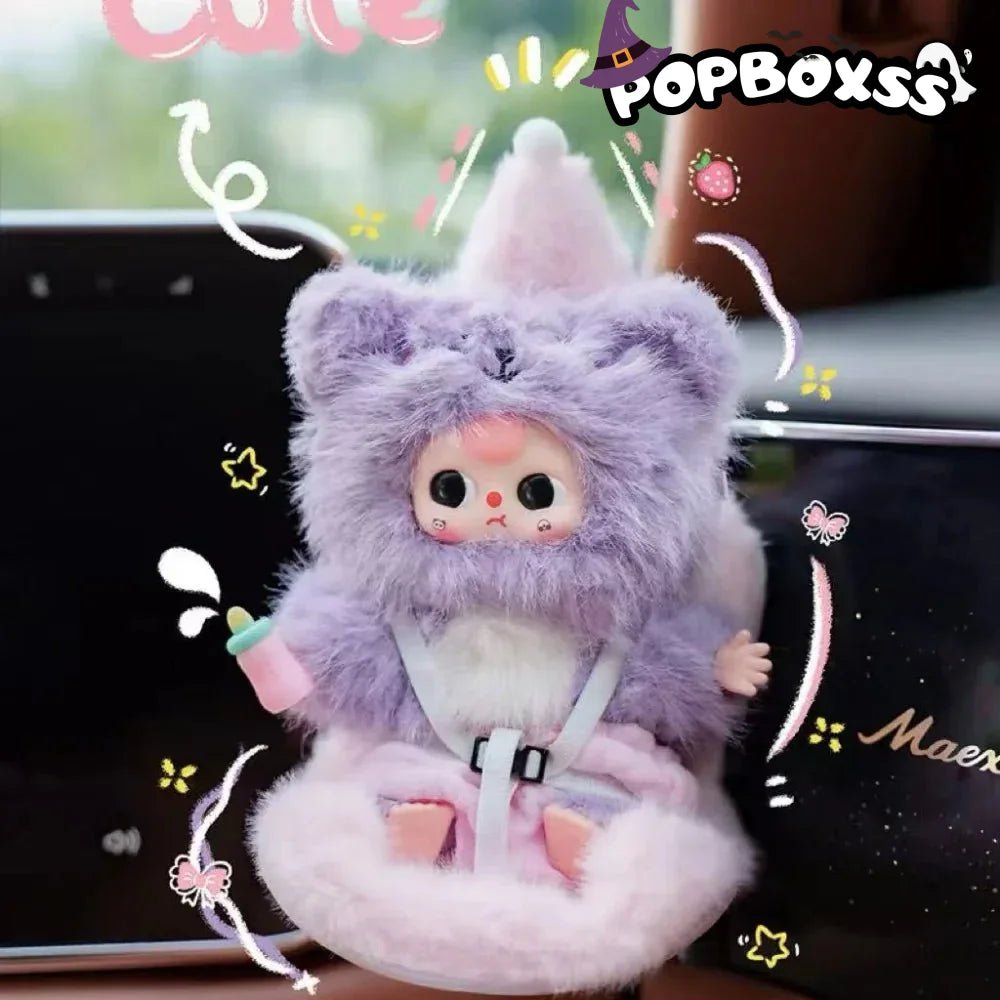 Baby Three Vehicle Mounted Baby Series Plush Dolls, Blind Box - POP BOX