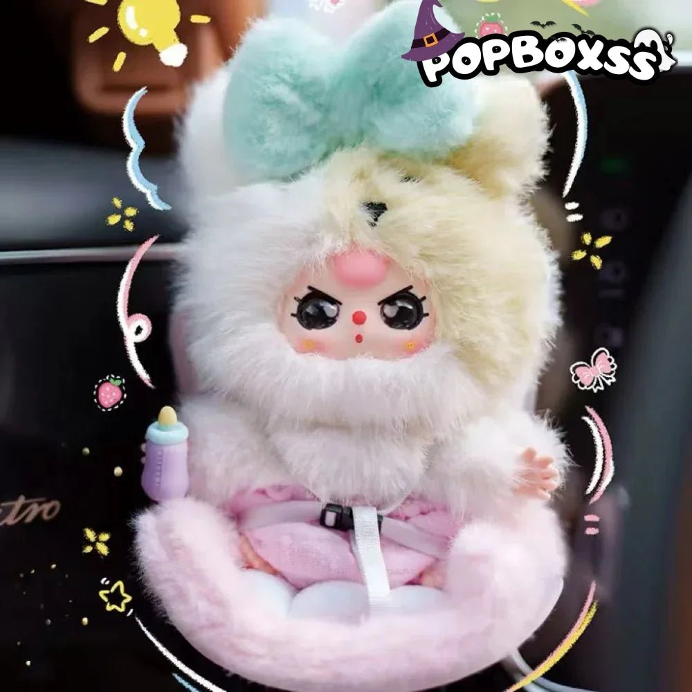 Baby Three Vehicle Mounted Baby Series Plush Dolls, Blind Box - POP BOX