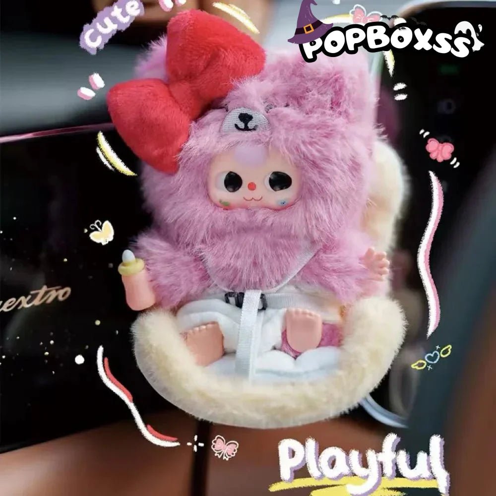 Baby Three Vehicle Mounted Baby Series Plush Dolls, Blind Box - POP BOX