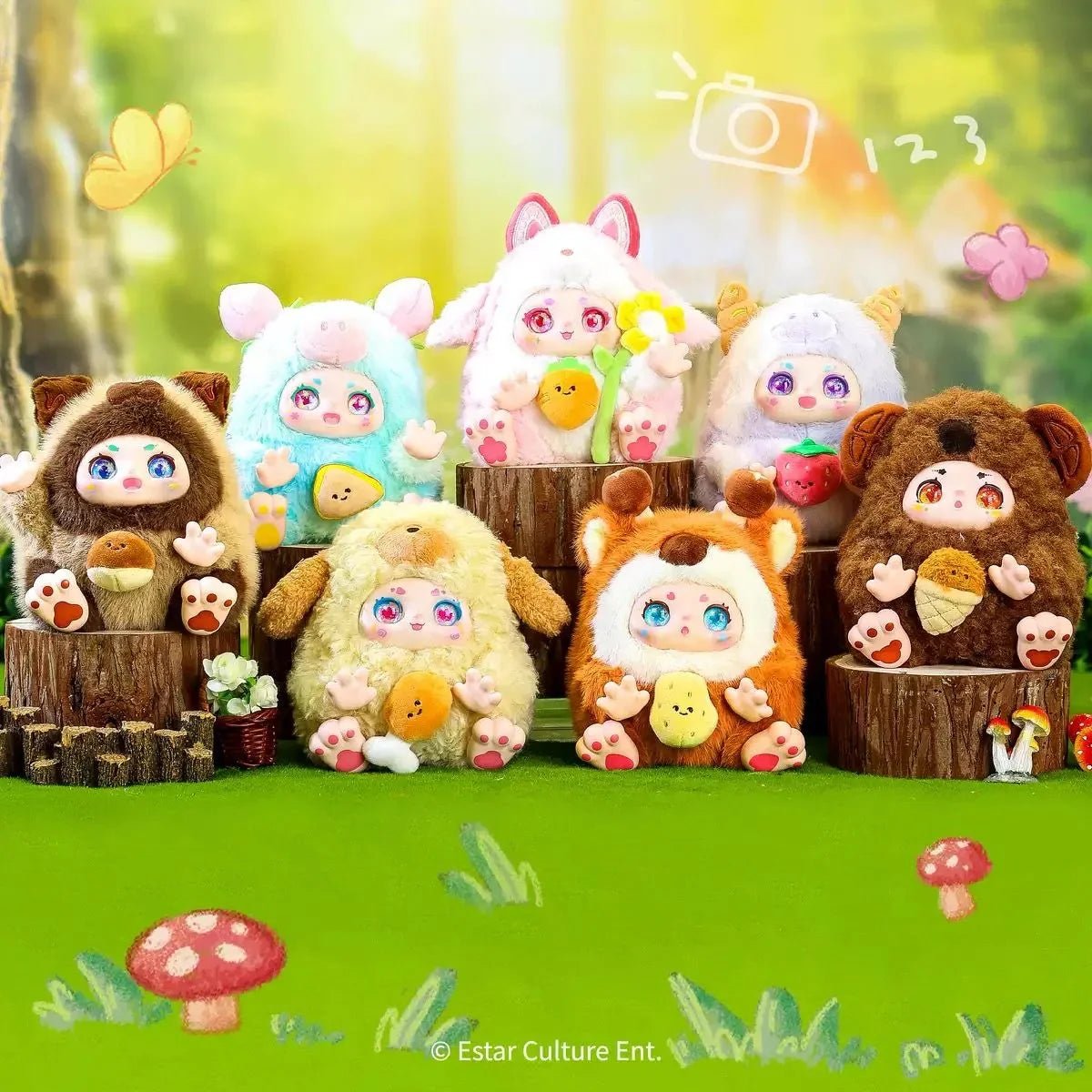 【BACK IN STOCK】KIMMON O'chichi Series Plush Dolls. Blind Box - POP BOX