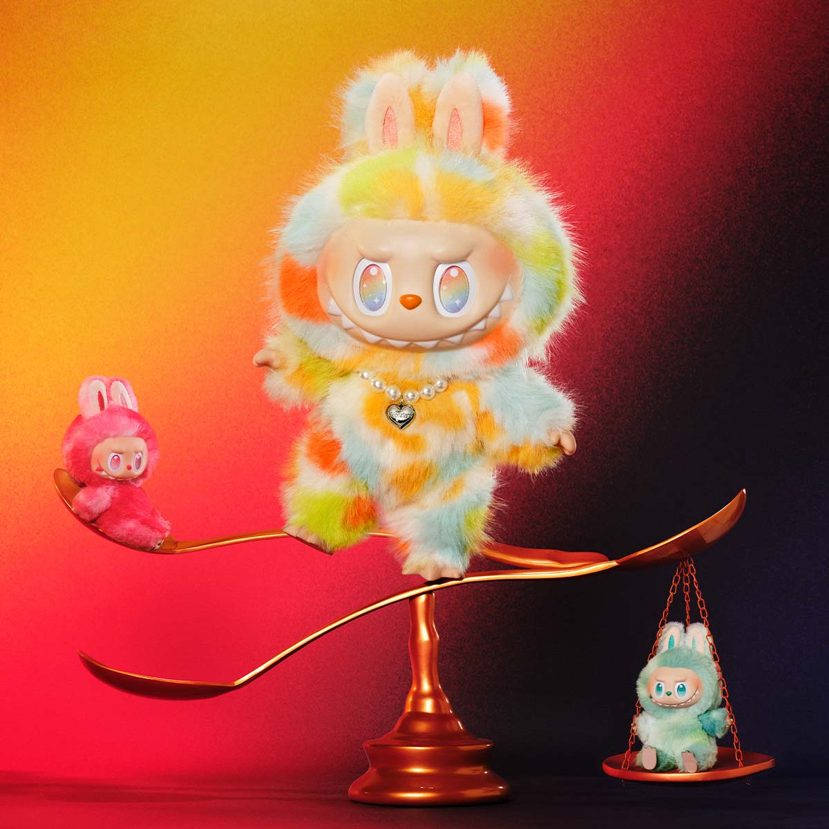 THE MONSTERS Big into Energy Series-ROCK THE UNIVERSE labubu Vinyl Plush Doll