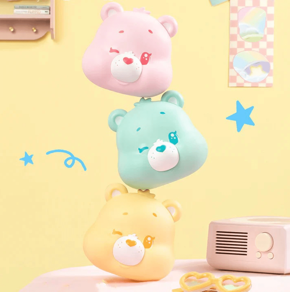 Care Bears Little Things Series Cubby Face Mini Beans Figures, Blind Bag - POP BOX
