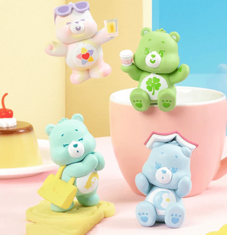 Care Bears Little Things Series Cubby Face Mini Beans Figures, Blind Bag - POP BOX